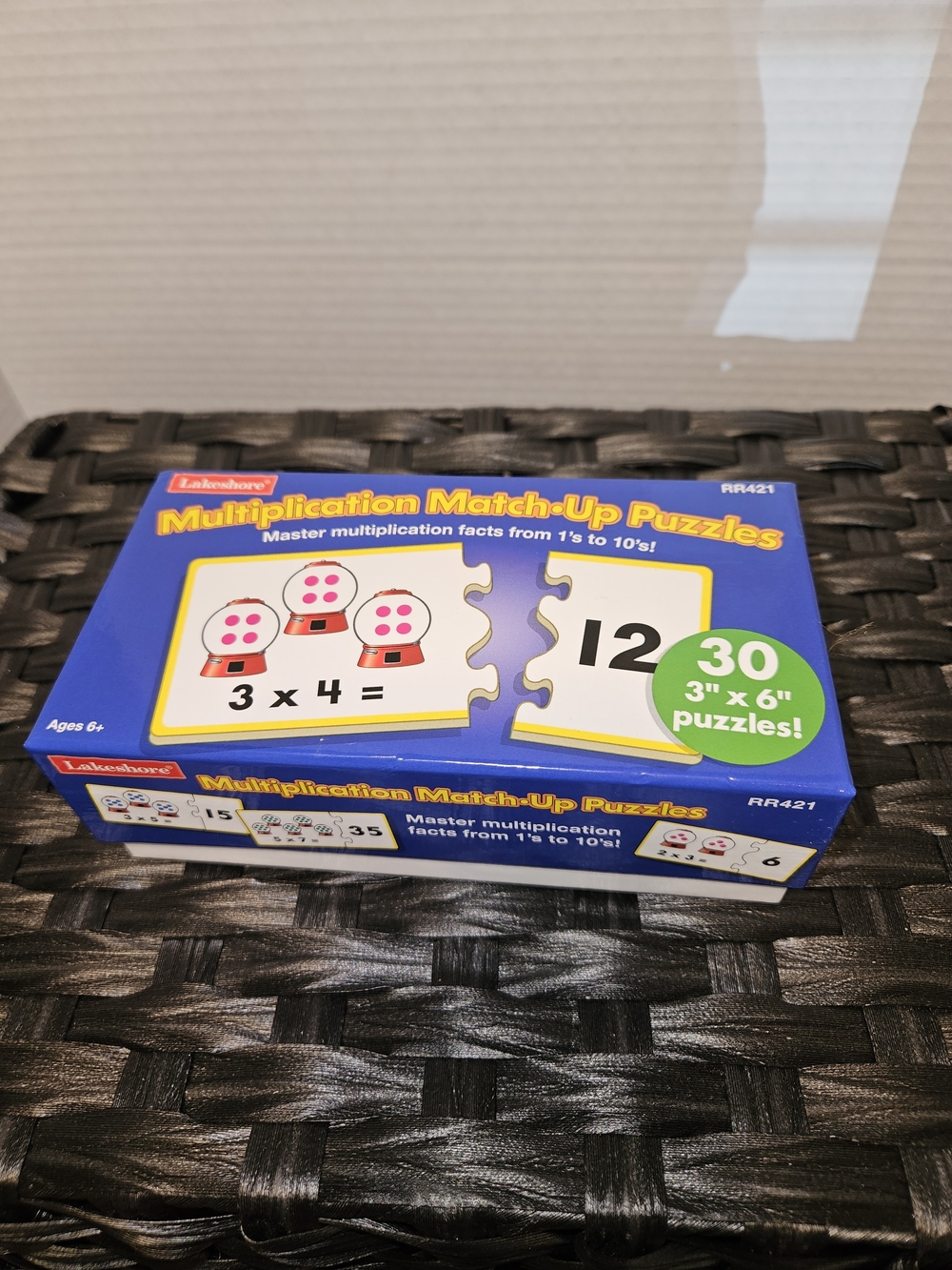 Lakeshore Multiplication Match-Up Puzzles - Blue